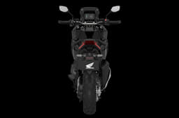 It runs on a 17/15-inch (F/R) cross-spoke wheels setup shod in block-pattern tyres